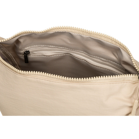 Sportliche Damen Umhängetasche aus beigem Polyester – Peterson