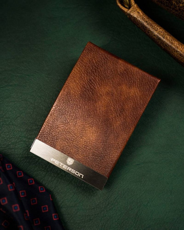 Visitenkartenetui aus Öko-Leder – Peterson