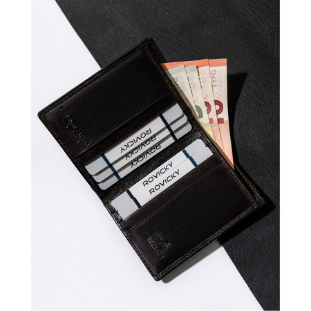 Stilvolles Lederetui für Dokumente mit RFID – Rovicky