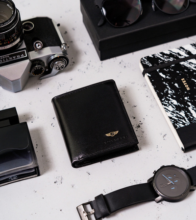 Kompakte Herren Geldbörse für Karten mit RFID Protect – Peterson