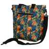 Geräumige Damen Shopper Tasche mit tropischem Muster – Rovicky