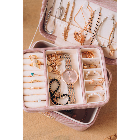 Rosa Schmuckschatulle mit Magnetverschluss – Peterson