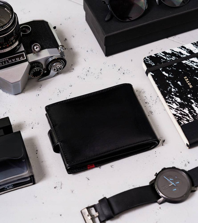 Große Herren Geldbörse mit Druckknopf – Rovicky