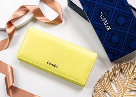 Elegante große Damen Geldbörse aus Öko-Leder – 4U Cavaldi