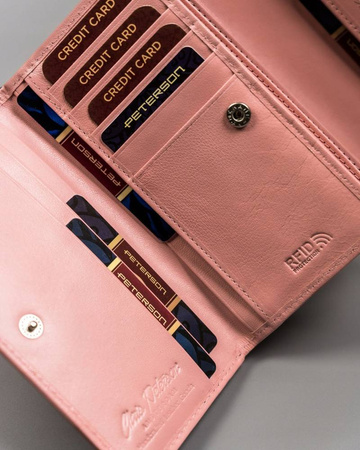 Damen Geldbörse aus Echtleder in mittlerer Größe – Peterson
