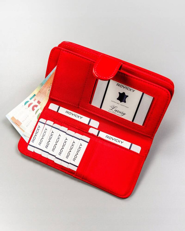 Geräumige große Damen Geldbörse aus Öko-Leder – 4U Cavaldi