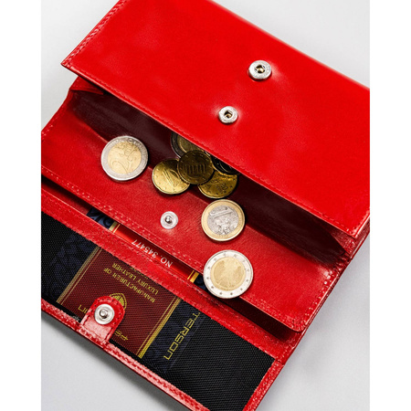 Damen Geldbörse mit RFID-Schutz aus Echtleder – Peterson