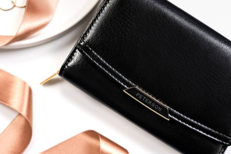 Horizontale Damen-Geldbörse aus Öko-Leder – Peterson