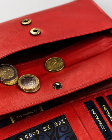 Damen Geldbörse aus Leder für Karten – Peterson