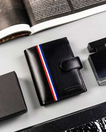 Große Herren Geldbörse mit Druckknopfverschluss – Peterson