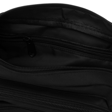 Peterson Herren-Gürteltasche schwarz, mit Reißverschluss, ein Fach