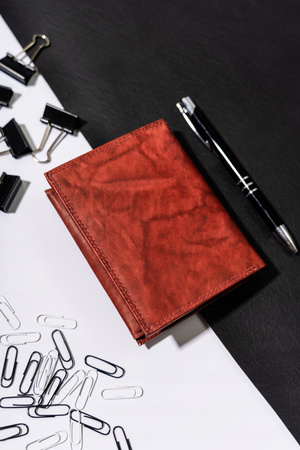 Große, vertikale Herren Geldbörse aus echtem Leder – Always Wild