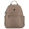 Beiger Damen-Rucksack aus Polyester, an verstellbaren Trägern hängend - Peterson