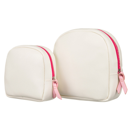 Set aus zwei Damen Kosmetiktaschen aus Öko-Leder – Rovicky