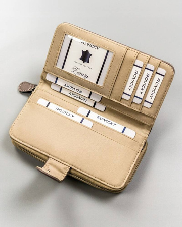 Große bequeme Damen Geldbörse aus Öko-Leder – 4U Cavaldi