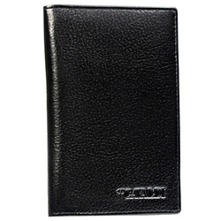 Reisepass- und Kartenetui schwarz aus Leder ohne Verschluss – 4U Cavaldi