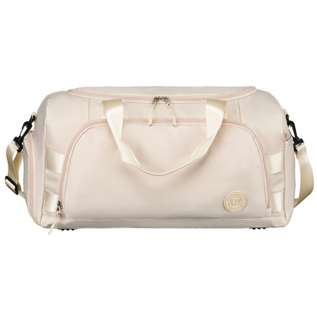 Beige Reisetasche oder Sporttasche aus Polyester – Peterson