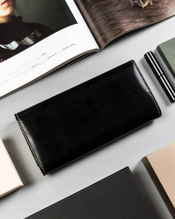 Elegante klassische Damen Geldbörse aus Echtleder – Pierre Cardin