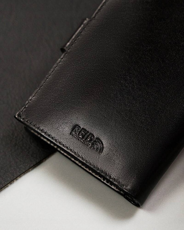 Große Herren Geldbörse mit Druckknopf aus Leder – Peterson