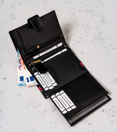 Elegante Herren Geldbörse aus hochwertigem Leder – Rovicky