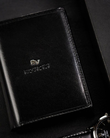Elegante Herren Geldbörse aus Leder – Rovicky