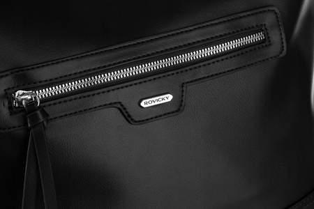 Geräumige Damentasche aus Öko-Leder – Rovicky