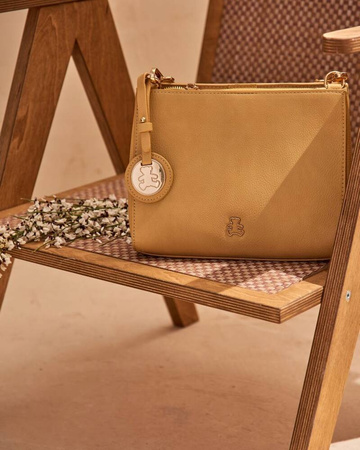 Damen Umhängetasche aus Öko-Leder mit verstellbarem Riemen – LuluCastagnette