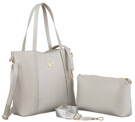 Geräumige 2-in-1 Damentasche aus Öko-Leder – Rovicky