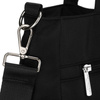 Schwarze, geräumige Damen-Laptoptasche aus Polyester – Peterson