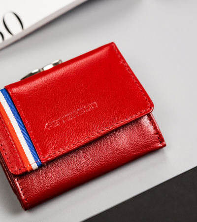 Kleine Damen Geldbörse aus Leder mit RFID-Schutz – Peterson