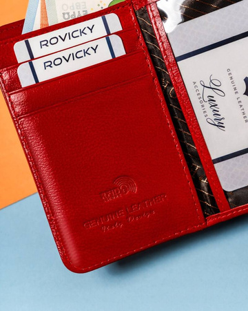 Klassische Damen Geldbörse mit Druckknopf und Reißverschluss – Lorenti