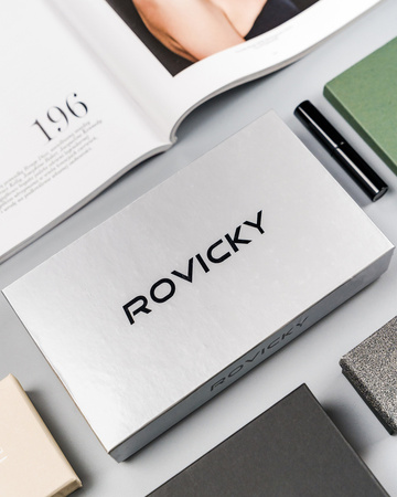 Große Damen Geldbörse in Federmäppchen-Form mit Reißverschluss – Rovicky