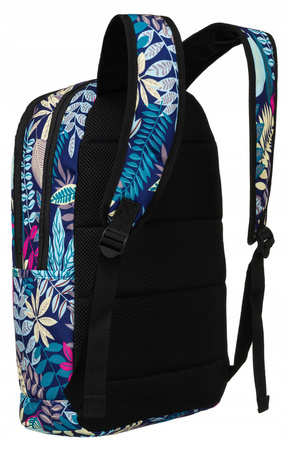 Klassischer Damen Rucksack aus Polyester mit Blumenmuster – Rovicky