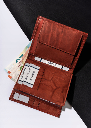 Große Herren Geldbörse aus Leder – Always Wild