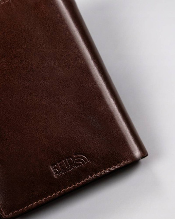 Herren-Geldbörse aus Leder ohne Verschluss – Peterson