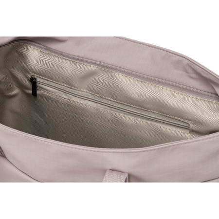 Damen Shopper aus Polyester in Lila mit einem Hauptfach und Fronttasche – Peterson