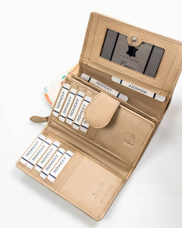 Elegante Damen Geldbörse aus Echtleder – Rovicky