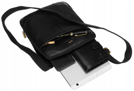 Herren Umhängetasche mit Fach für Geräte – Peterson