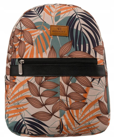 Gemusterter Damen Rucksack für die Stadt – Rovicky