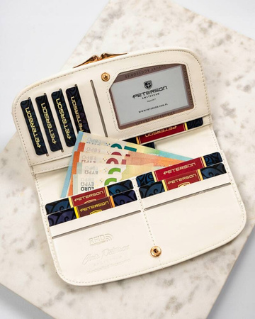 Große Damen Geldbörse aus Öko-Leder – Peterson