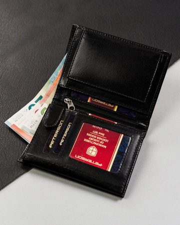 Große Herren Geldbörse ohne Verschluss aus Leder – Peterson