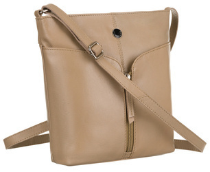 Damen Umhängetasche aus Leder mit verstellbarem Gurt – Peterson