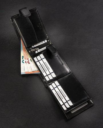 Klassische Herren Geldbörse aus echtem Leder – Rovicky