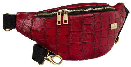 Klassische Damen Bauchtasche aus Öko-Leder – Peterson