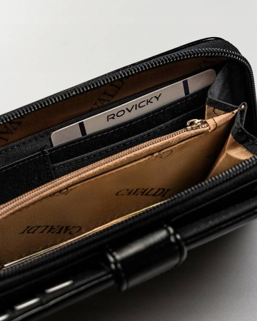 Große bequeme Damen Geldbörse aus Öko-Leder – 4U Cavaldi