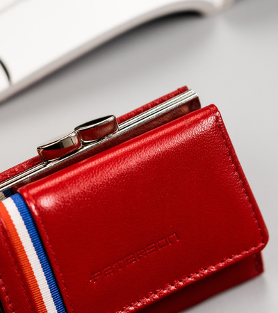 Kleine Damen Geldbörse aus Leder mit RFID-Schutz – Peterson