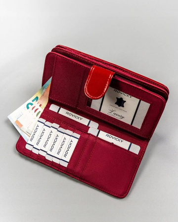 Geräumige große Damen Geldbörse aus Öko-Leder – 4U Cavaldi