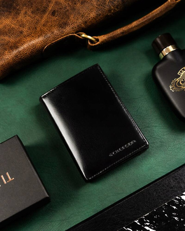 Geschenkset: Herren Geldbörse aus Leder und Schlüsselanhänger – Peterson