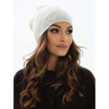 Weiße Damen Mütze mit Kristallen – Peterson