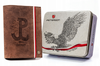 Herren Geldbörse aus Leder mit patriotischem Motiv – Peterson